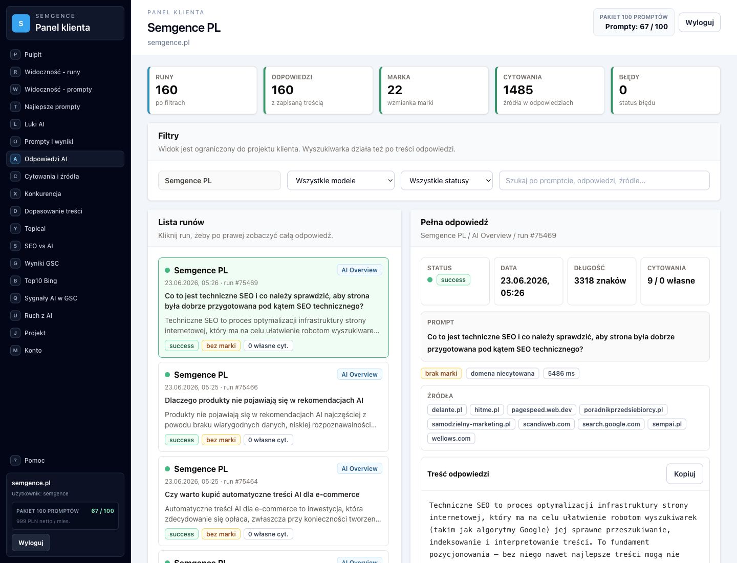 Odpowiedzi AI zapisane po runach